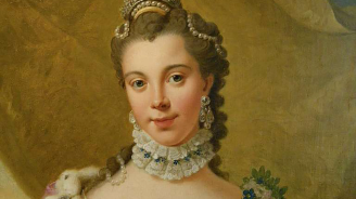 A protrait of Queen Charlotte of Mecklenburg Strelitz